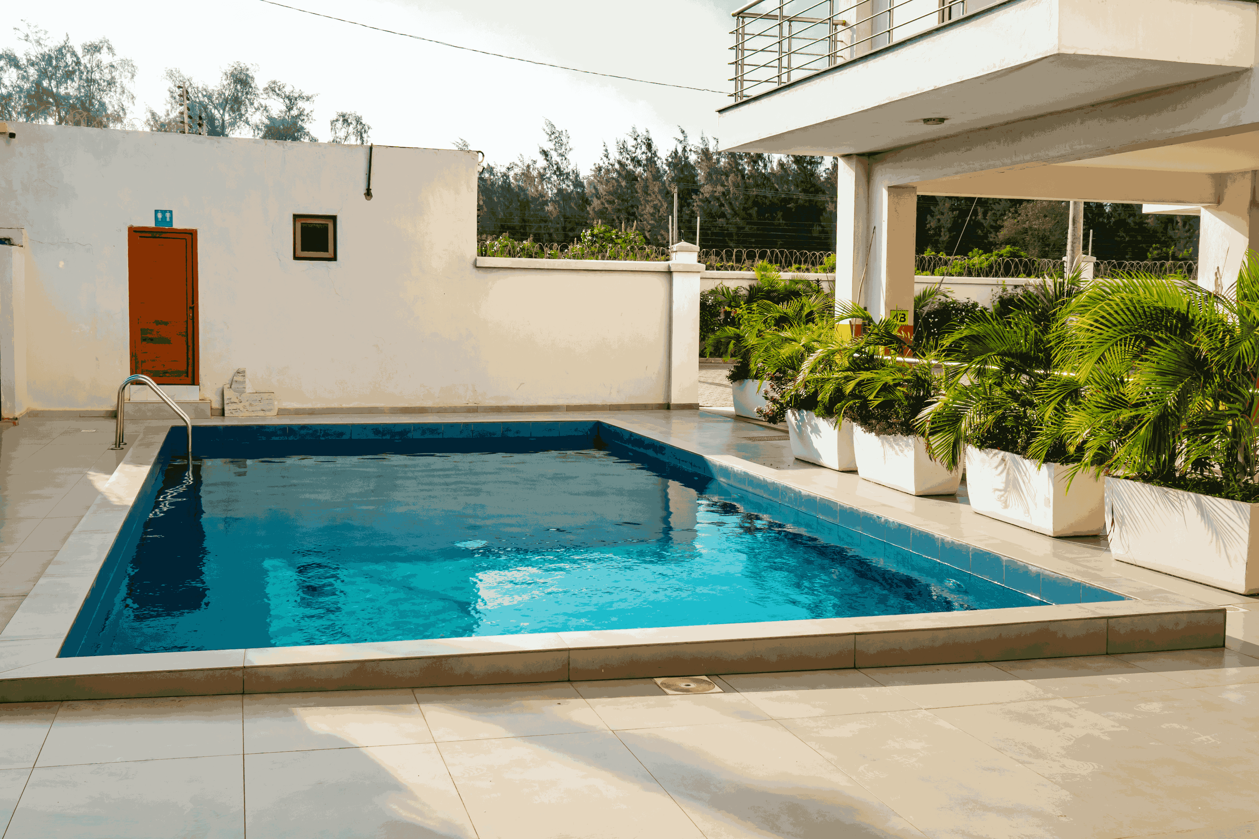 Swimming pool area