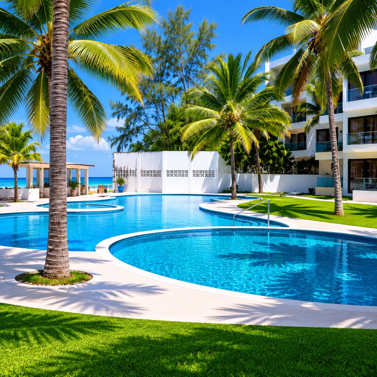 Beautiful Swimming Pool Area for Relaxation and Leisure